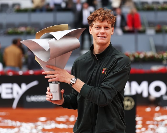 Jannik Sinner makes history with victory in Madrid Open against Zverev