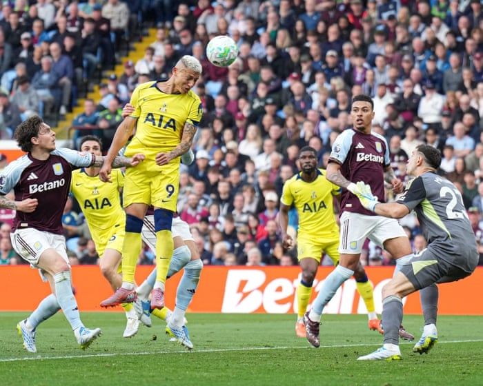 Richarlison heads Tottenham past weakened Aston Villa and out of drop zone