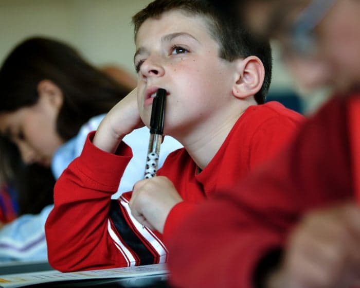 My kids are taking their first big exams – and revealing my own anxieties about AI and long division | Emma Brockes